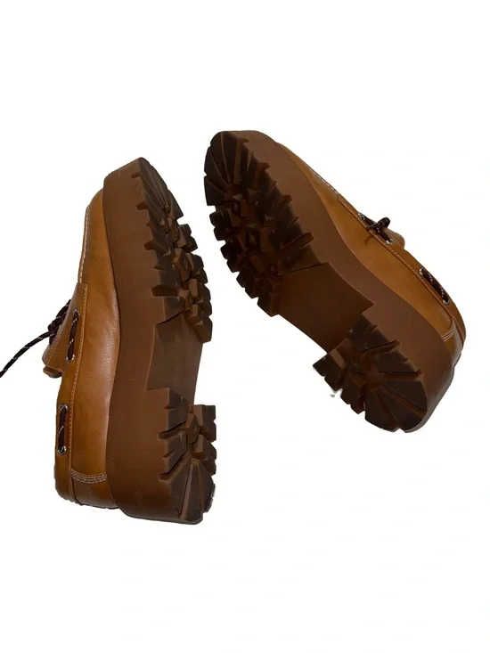 Madden Girl Women’s Caden Platform Lace-Up Lug-Sole Loafers - Picture 3 of 6